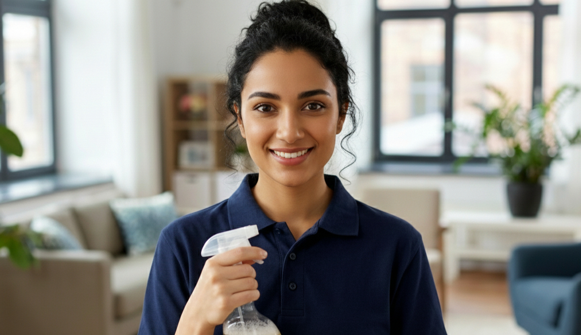 Professional cleaner from Zeko Cleaning Services